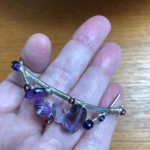 NEW Gorgeous Gemstone Sterling Silver Bracelet